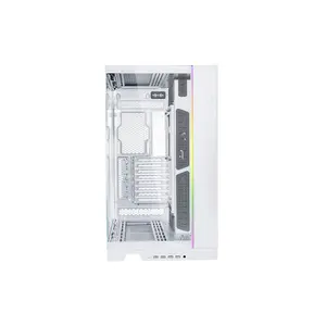 Lian Li O11D EVO XL Full Tower PC Case White Edition, Tempered Glass Dual Chamber Chassis, Premium Modular Design, High-Capacity Showcase Gaming Case