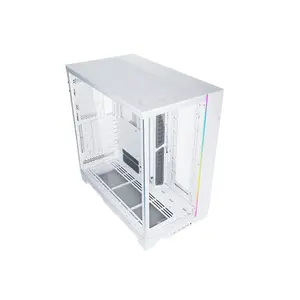 Lian Li O11D EVO XL Full Tower PC Case White Edition, Tempered Glass Dual Chamber Chassis, Premium Modular Design, High-Capacity Showcase Gaming Case