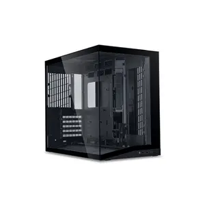 Lian Li O11D Mini V2 Micro-ATX PC Case Black Edition, Dual Chamber Tempered Glass Chassis, Compact Showcase Design, Premium Small Form Factor Gaming Case