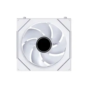 LIAN LI UNI FAN SL-INF FLEX 120 ARGB PWM Case Fans White 12SLIN1F3W, 2300 RPM, 67 CFM, 3.4mmH₂O, Fluid Dynamic Bearing, Triple Pack with L-Wireless Controller