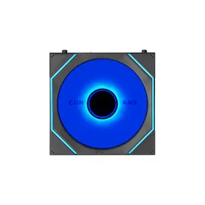 Lian Li UNI FAN SL-INF FLEX 120 Reverse Blade Black 3-Pack ARGB Case Fans, 120mm PWM, 200–2200 RPM, 65.7 CFM Airflow, 2.85mmH₂O Static Pressure, Infinity Mirror RGB, FDB Bearing, L-Wireless Controller Included, 12RSLIN1F3B