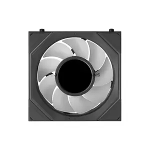 LIAN LI UNI FAN SL-INF LCD FLEX 120 Black ARGB PWM Case Fans 3-Pack, Standard Blade, 1.8-Inch 400×400 LCD, 2000 RPM, 59.2 CFM, 2.34mmH₂O, 64 LEDs, FDB Bearing, Model 12SLIND1F3B