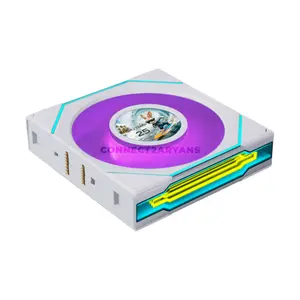 LIAN LI UNI FAN SL-INF LCD FLEX 120 White ARGB PWM Case Fans 3-Pack, Standard Blade, 1.8-Inch 400×400 LCD, 2000 RPM, 59.2 CFM, 2.34mmH₂O, 64 LEDs, FDB Bearing, Model 12SLIND1F3W