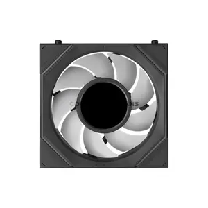 LIAN LI UNI FAN SL-INF LCD FLEX Reverse 120 Black ARGB PWM Case Fans 3-Pack, 1.8-Inch 400×400 LCD, 2200 RPM, 65.7 CFM, 2.85mmH₂O, 58 LEDs, FDB Bearing, Model 12RSLIND1F3B