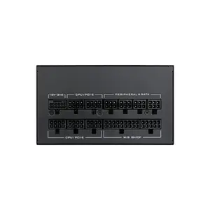 LIAN LI SX Platinum 1000W Black Fully Modular ATX Power Supply, 80 PLUS Platinum, ATX 3.1, PCIe 5.1, 12V-2×6, 120mm FDB Fan, Japanese 105°C Capacitors, Model SX1000P