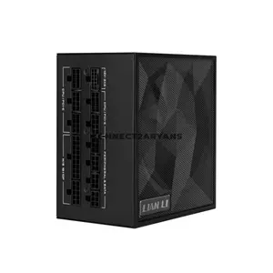 LIAN LI SX Platinum 1200W Black Fully Modular ATX Power Supply, 80 PLUS Platinum, ATX 3.1, PCIe 5.1, 12V-2×6, 120mm FDB Fan, Japanese 105°C Capacitors, Model SX1200P