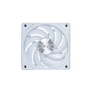 Lian Li UNI FAN CL Wireless 3-Pack ARGB Cooling Fan Kit White Edition, PWM Daisy-Chain Design, Wireless Lighting Control, High-Airflow PC Cooling Solution