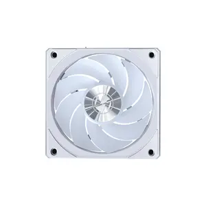 Lian Li UNI FAN CL Wireless 3-Pack ARGB Cooling Fan Kit White Edition, PWM Daisy-Chain Design, Wireless Lighting Control, High-Airflow PC Cooling Solution