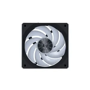 Lian Li UNI FAN CL Wireless 3-Pack ARGB Cooling Fan Kit Black Edition, PWM Daisy-Chain Design, Wireless Lighting Control, High-Airflow PC Cooling Solution