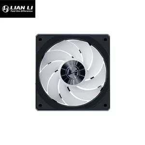 Lian Li UNI FAN CL Wireless Reverse 3-Pack Black Edition, ARGB PWM Cooling Fan Kit, Wireless Connectivity Design, Controller Included, High-Airflow PC Cooling Solution