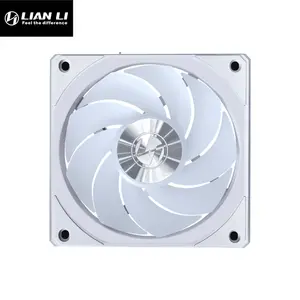 Lian Li UNI FAN CL Wireless Reverse 3-Pack White Edition, ARGB PWM Cooling Fan Kit, Wireless Connectivity Design, Controller Included, High-Airflow PC Cooling Solution