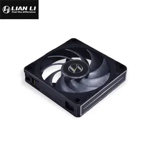 Lian Li UNI Fan P28 Pack of 3 Black Edition, High-Performance PWM Cooling Fan Kit, Optimized Airflow Design, Premium PC Cooling Solution