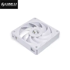 Lian Li UNI Fan P28 Single Fan White Edition, High-Performance PWM Cooling Fan, Optimized Airflow Design, Premium PC Cooling Solution