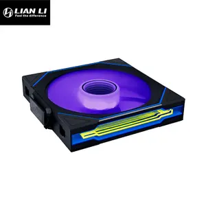 Lian Li UNI Fan SL-INF 120 ARGB Cooling Fan Black Edition, Infinity Mirror PWM Design, L-Wireless Controller Included, High-Performance PC Cooling Fan