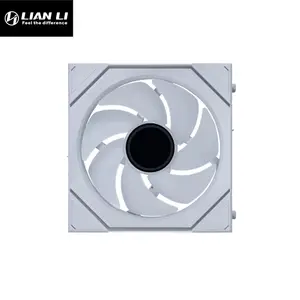 Lian Li UNI Fan SL-INF 120 ARGB Cooling Fan White Edition, Infinity Mirror PWM Design, L-Wireless Controller Included, High-Performance PC Cooling Fan