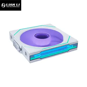 Lian Li UNI Fan SL-INF 120 ARGB Cooling Fan White Edition, Infinity Mirror PWM Design, L-Wireless Controller Included, High-Performance PC Cooling Fan