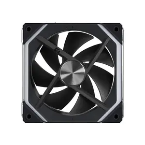 Lian Li UNI Fan SL V2 Reverse 120mm ARGB Cooling Fan Black Edition, PWM Daisy-Chain Design, Addressable RGB Lighting, Reverse Blade High-Airflow PC Cooling Fan