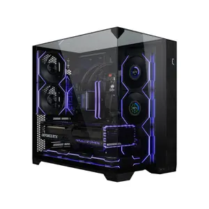 Lian Li UNI FAN TL-LCD Wireless 120 ARGB Case Fan Kit Black, Triple 120mm PWM Fans, Integrated LCD Display, 1900 RPM Fan Speed, 62 CFM Airflow, Wireless Controller ARGB Cooling Fan Pack