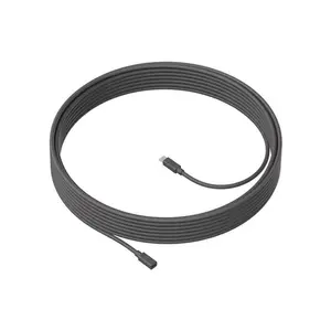 Logitech 10 Meter MeetUp Mic Extension Cable, Conference Microphone Expansion Connectivity Cable, Extended Audio Coverage Accessory for Meeting Rooms