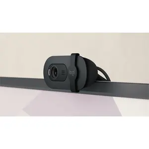 Logitech Brio 105 Full HD 1080p Webcam, Compact Business Design, Integrated Microphone, Professional Video Conferencing Camera