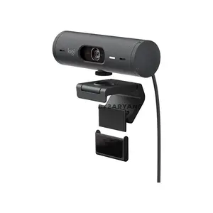Logitech Brio 505 Full HD Business Webcam with 1080p 30fps Video, RightLight 4 HDR, RightSight Auto-Framing, Show Mode, Dual Beamforming Microphones, 4x Digital Zoom, USB-C Plug-and-Play & Privacy Shutter for Windows, macOS & ChromeOS
