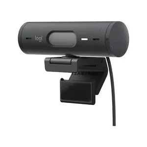 Logitech Brio 505 Full HD Business Webcam with 1080p 30fps Video, RightLight 4 HDR, RightSight Auto-Framing, Show Mode, Dual Beamforming Microphones, 4x Digital Zoom, USB-C Plug-and-Play & Privacy Shutter for Windows, macOS & ChromeOS