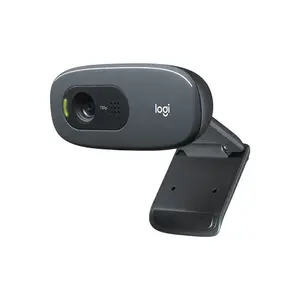 Logitech C270 HD Webcam for Video Calling and Content Capture, Built-In Noise Reduction Microphone, USB Connectivity, Compact HD Webcam