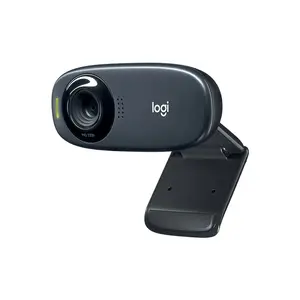 Logitech C310 HD Webcam 720p, Compact USB Design, Built-In Noise Reduction Microphone, Everyday Video Calling Camera
