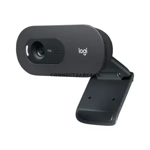 Logitech C505e HD Business Webcam, 720p 30fps Video, 60° Field of View, Long-Range Noise-Reducing Mono Microphone, RightLight 2 & 2m USB-A Cable