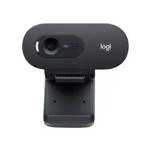 Logitech C505e HD Business Webcam, 720p 30fps Video, 60° Field of View, Long-Range Noise-Reducing Mono Microphone, RightLight 2 & 2m USB-A Cable