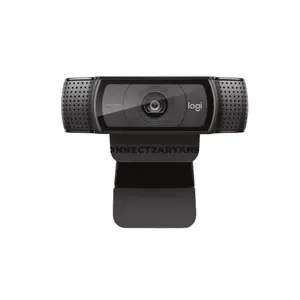 Logitech C920 Pro HD Webcam with Full HD 1080p 30fps Video Calling & Recording, Full HD Glass Lens, Autofocus, RightLight 2 Auto Light Correction, Dual Stereo Microphones, 78° Field of View, USB Plug-and-Play for Windows, macOS, ChromeOS & Android