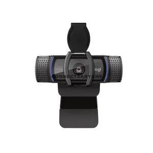 Logitech C920e Business Webcam, Full HD 1080p 30fps, 3MP Glass Lens, Autofocus, 78° Field of View, Dual Stereo Microphones, RightLight 2, USB-A Plug-and-Play, Privacy Shutter, Tripod-Ready Mount, 960-001360