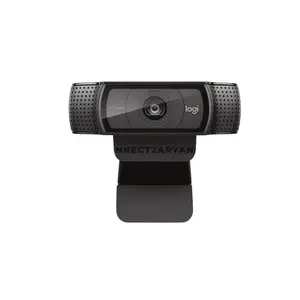 Logitech C920e Business Webcam, Full HD 1080p 30fps, 3MP Glass Lens, Autofocus, 78° Field of View, Dual Stereo Microphones, RightLight 2, USB-A Plug-and-Play, Privacy Shutter, Tripod-Ready Mount, 960-001360