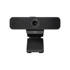 Logitech C925e Business Webcam, Full HD 1080p 30fps / HD 720p 60fps, 3MP Glass Lens, Autofocus, 78° Field of View, Dual Omnidirectional Stereo Microphones, RightLight 2, H.264, USB-A, Privacy Shutter, 960-001076
