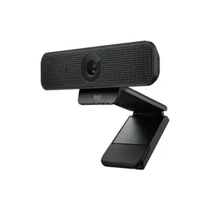 Logitech C925e Business Webcam, Full HD 1080p 30fps / HD 720p 60fps, 3MP Glass Lens, Autofocus, 78° Field of View, Dual Omnidirectional Stereo Microphones, RightLight 2, H.264, USB-A, Privacy Shutter, 960-001076