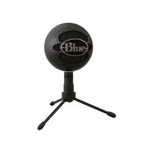 Logitech G Blue Snowball iCE USB Condenser Microphone with Cardioid Pickup Pattern, 16-bit/44.1kHz Recording, Plug-and-Play USB Connectivity, Adjustable Desktop Tripod Stand for Streaming, Podcasting, Voice Recording, Gaming & Online Meetings
