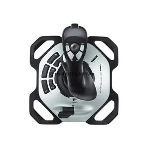 Logitech G Extreme 3D Pro USB Flight Joystick with Precision Twist Rudder Control, 12 Programmable Buttons, 8-Way Hat Switch, Rapid-Fire Trigger, Weighted Base for Windows PC Flight Simulation Games