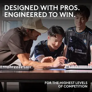 Logitech G PRO X 60 LIGHTSPEED RGB Wireless Mechanical Gaming Keyboard, Black, 60% Layout, Optical Tactile Switches, LIGHTSYNC RGB, KEYCONTROL, Esports Keyboard