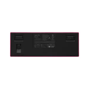 Logitech G PRO X 60 LIGHTSPEED RGB Wireless Mechanical Gaming Keyboard, Magenta, 60% Layout, Optical Tactile Switches, LIGHTSYNC RGB, KEYCONTROL, Esports Keyboard