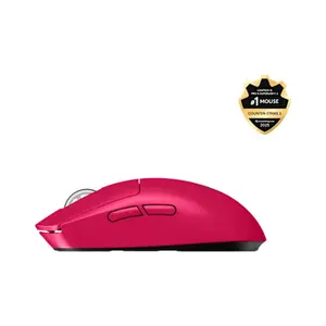 Logitech G PRO X SUPERLIGHT 2 Wireless Gaming Mouse Magenta, 44000 DPI HERO 2 Sensor, LIGHTSPEED 8KHz, 60g Ultra-Lightweight, USB-C