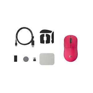 Logitech G PRO X SUPERLIGHT 2c Wireless Gaming Mouse, HERO 2 44000 DPI Optical Sensor, LIGHTFORCE Hybrid Switches, LIGHTSPEED Wireless, 8000Hz Polling Rate, Ultra-Lightweight 53g Compact Esports Mouse