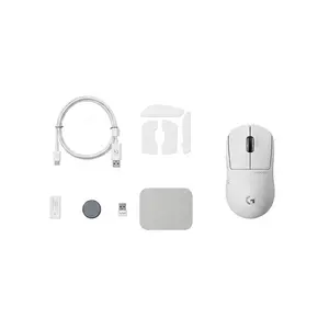 Logitech G PRO X SUPERLIGHT 2c Wireless Gaming Mouse, HERO 2 44000 DPI Optical Sensor, LIGHTFORCE Hybrid Switches, LIGHTSPEED Wireless, 8000Hz Polling Rate, Ultra-Lightweight 53g Compact Esports Mouse