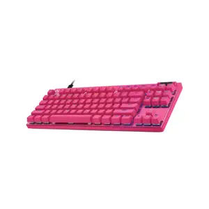 Logitech G PRO X TKL RAPID Gaming Keyboard Magenta, Tenkeyless Layout, Magnetic Analog Switches, 1ms Response, LIGHTSYNC RGB