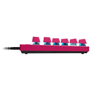 Logitech G PRO X TKL RAPID Gaming Keyboard Magenta, Tenkeyless Layout, Magnetic Analog Switches, 1ms Response, LIGHTSYNC RGB