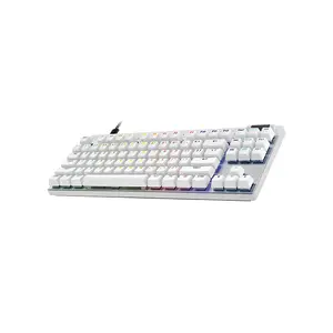 Logitech G PRO X TKL RAPID Gaming Keyboard White, Tenkeyless Layout, Magnetic Analog Switches, 1ms Response, LIGHTSYNC RGB