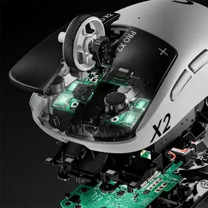 Logitech G PRO X2 SUPERSTRIKE LIGHTSPEED Wireless Gaming Mouse, HERO 2 44,000 DPI Sensor, Haptic Inductive Trigger System, 888+ IPS Tracking & Lunar Eclipse
