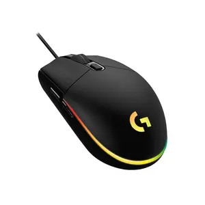 Logitech G102 LIGHTSYNC RGB Gaming Mouse, Gaming-Grade 8000 DPI Optical Sensor, LIGHTSYNC RGB Lighting, 6 Programmable Buttons, 1000Hz Polling Rate, Wired USB Gaming Mouse
