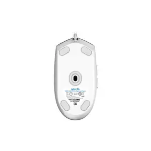Logitech G203 LIGHTSYNC White RGB Gaming Mouse, 8000 DPI Optical Sensor, Dynamic RGB Lighting Effects, 6 Programmable Buttons, Precision Gaming Mouse