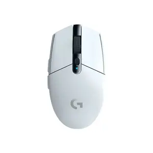 Logitech G304 HERO LIGHTSPEED Wireless Gaming Mouse White Edition, HERO Sensor Technology, Ultra-Low Latency Wireless Connectivity, Competitive Gaming Mouse