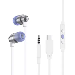 Logitech G333 Wired Gaming Earbuds White Edition, USB-C and 3.5mm Multi-Platform Connectivity, High-Fidelity Gaming Audio, In-Ear Gaming Headphones